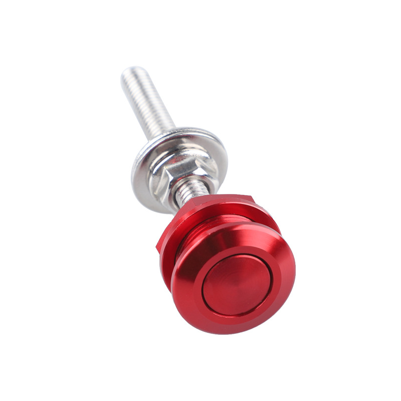 Car modified racing mini long short machine cover lock 21mm quick release button type bumper hood surround