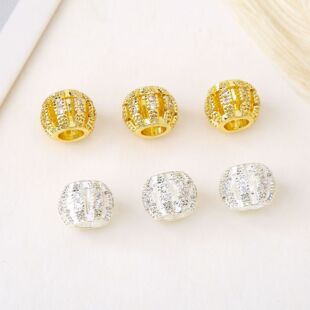 ��ɫ18K�����Ϲ���΢��ʯ�U�������������ɢ��diy�����Ʒ���