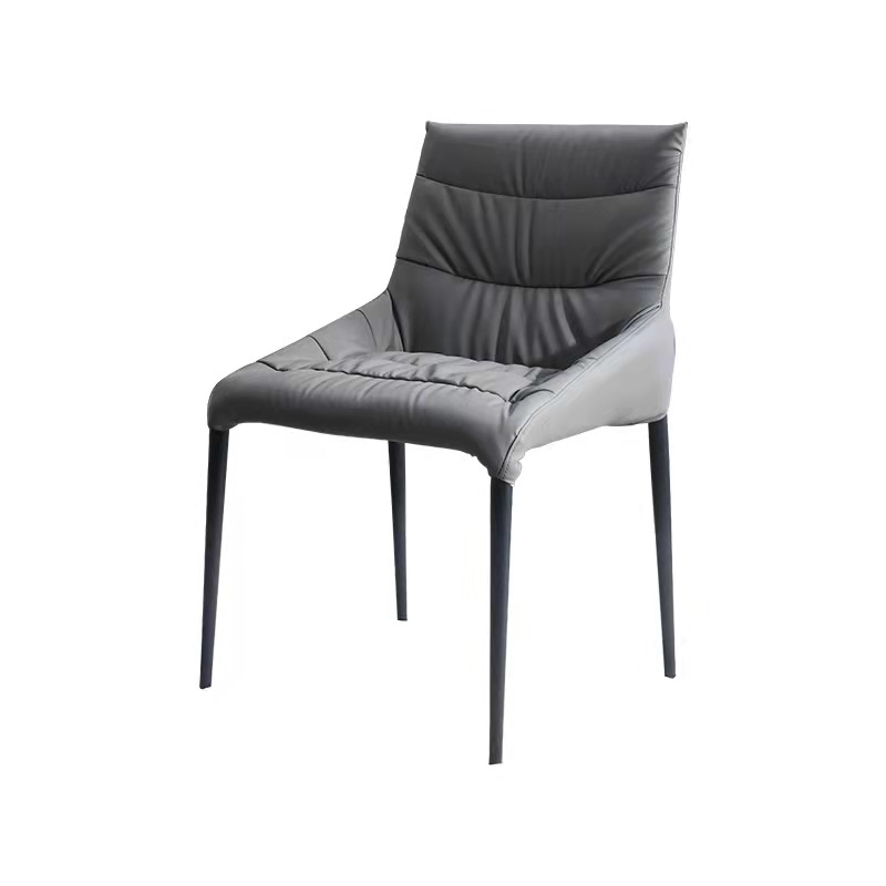 Silla de comedor nórdica moderna y simple, lujosa y ligera, silla de respaldo confortable, silla de conversación casual de hotel pequeño