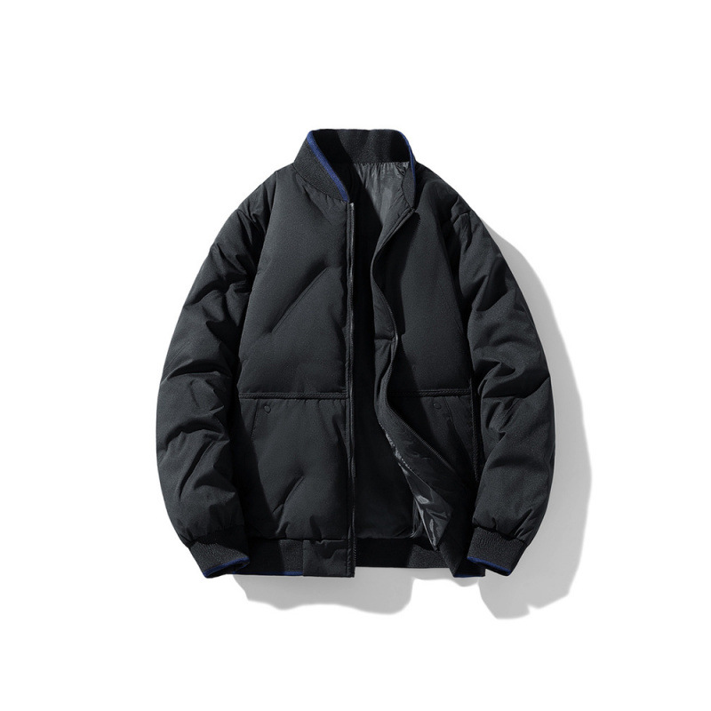 Chaqueta de algodón de gran tamaño de M-8XL para hombre 2024 otoño e invierno nuevo estilo chaqueta de algodón de plumón de invierno chaqueta de cuello de béisbol para hombre