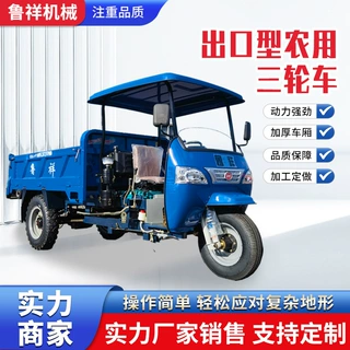 农用工程柴油三轮车建筑工地工程自卸载重王养殖拉粮爬坡三轮运输
