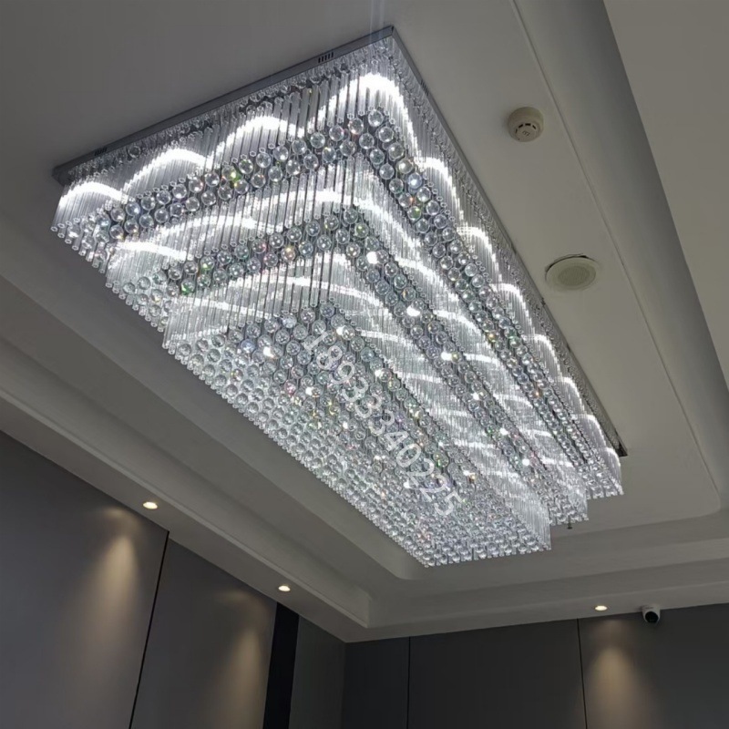 ホテルクリスタルランプ宴会場シャンデリアロビー天井ランプホテルヴィラリビングルームジュエリーショップクラブ中山照明|undefined