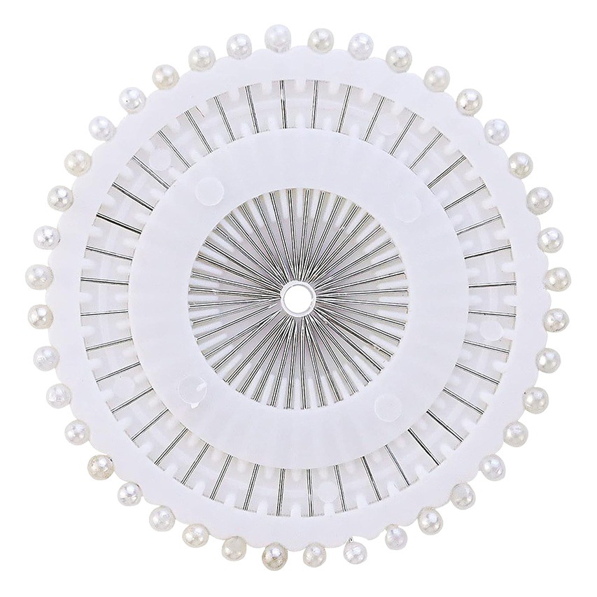 100 piezas de joyería fija aguja nacarado decorativo color en caja aguja de cuentas en forma especial pin hecho a mano DIY posicionamiento de corte