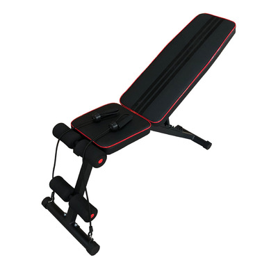 哑铃凳仰卧起坐辅助器家用多功能腹肌板健身器材折叠飞鸟椅卧推凳