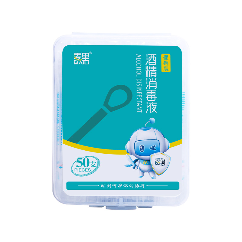 Alcohol (50 bottles in plastic) (temporary) [non-clinical use]