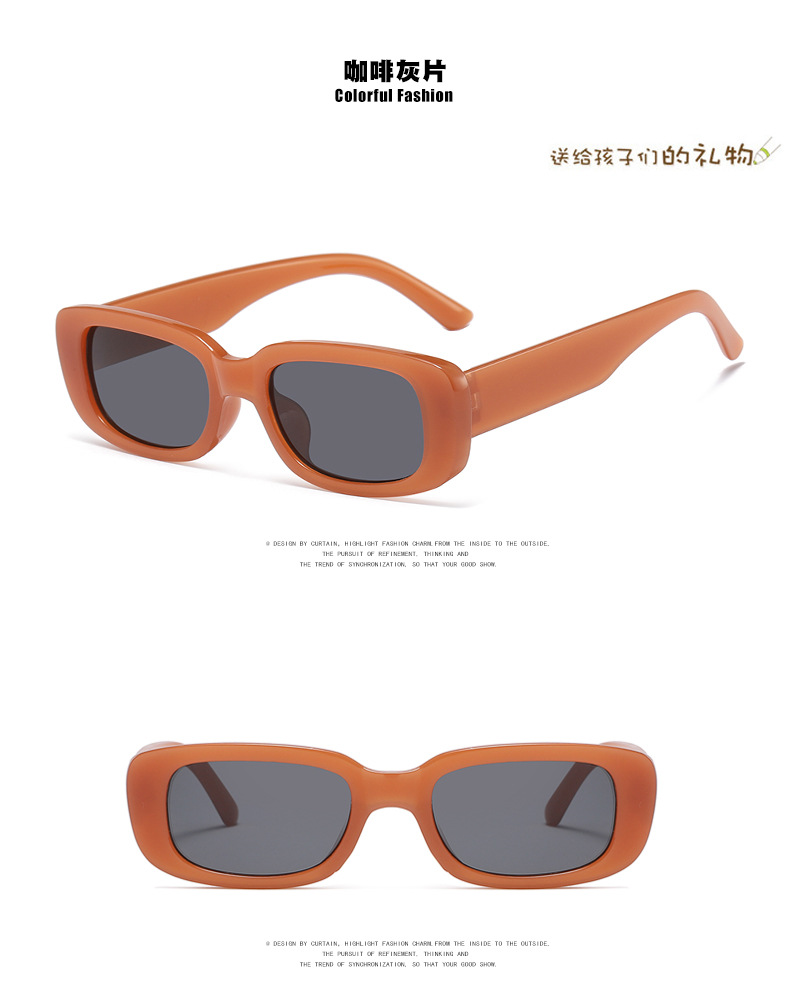 Square Children's Sunglasses New Boys And Girls Fashion Baby Sunglasses Uv Protection Sunscreen display picture 3