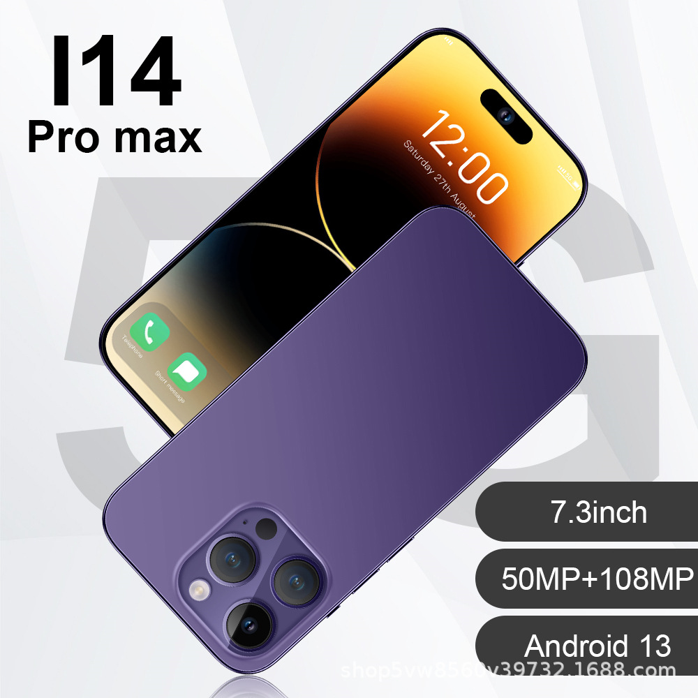 Spot new cross-border mobile phone i14 Pro Max Android smartphone 16+512G foreign trade OEM manufacturer