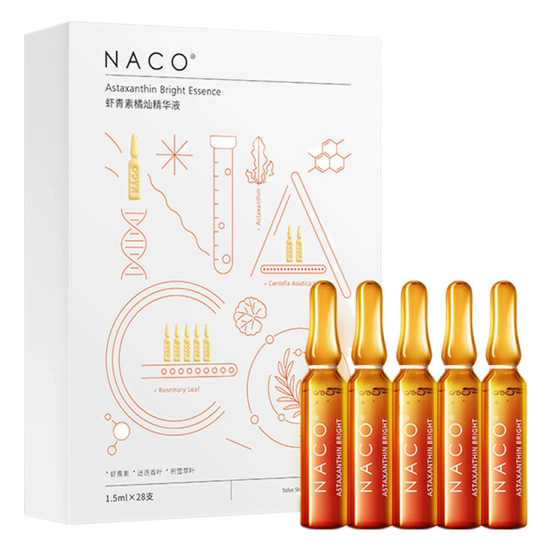 NACO Astaxanthin Orange Double Anti-Aging Bottle Essence 1,5 мл * 28 упаковок