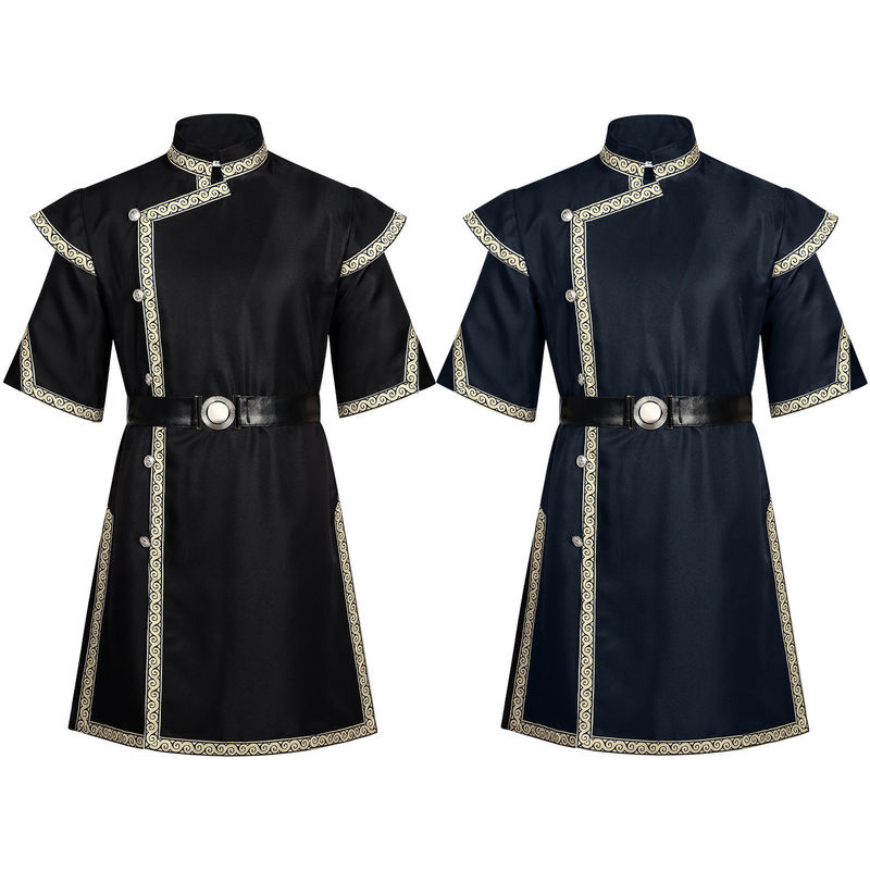 Medieval Renaissance Viking-Style Tunic Knight Pirate Mercenary Warrior Cosplay Costume
