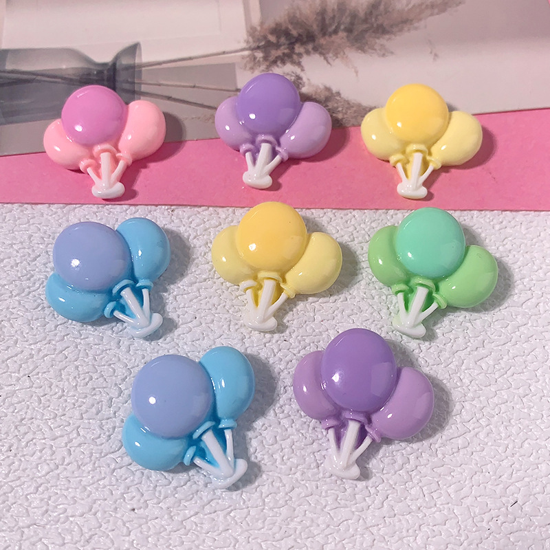 Nueva serie Macron globo diy accesorios de resina crema pegamento clip para el cabello accesorios para el cabello caso de teléfono móvil material de llavero