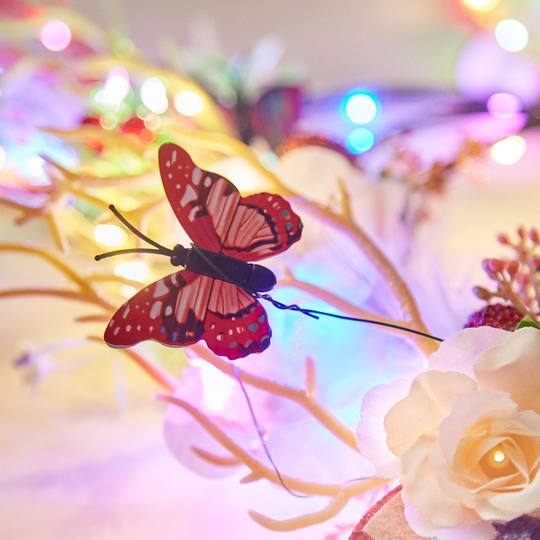 Big antler headband night market luminous toys flash stall headband Christmas reindeer flower fairy headdress wholesale