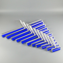 硅胶滚轮 矽胶除尘粘尘滚轮胶辊滚筒手机贴膜压屏 全铝柄 包邮