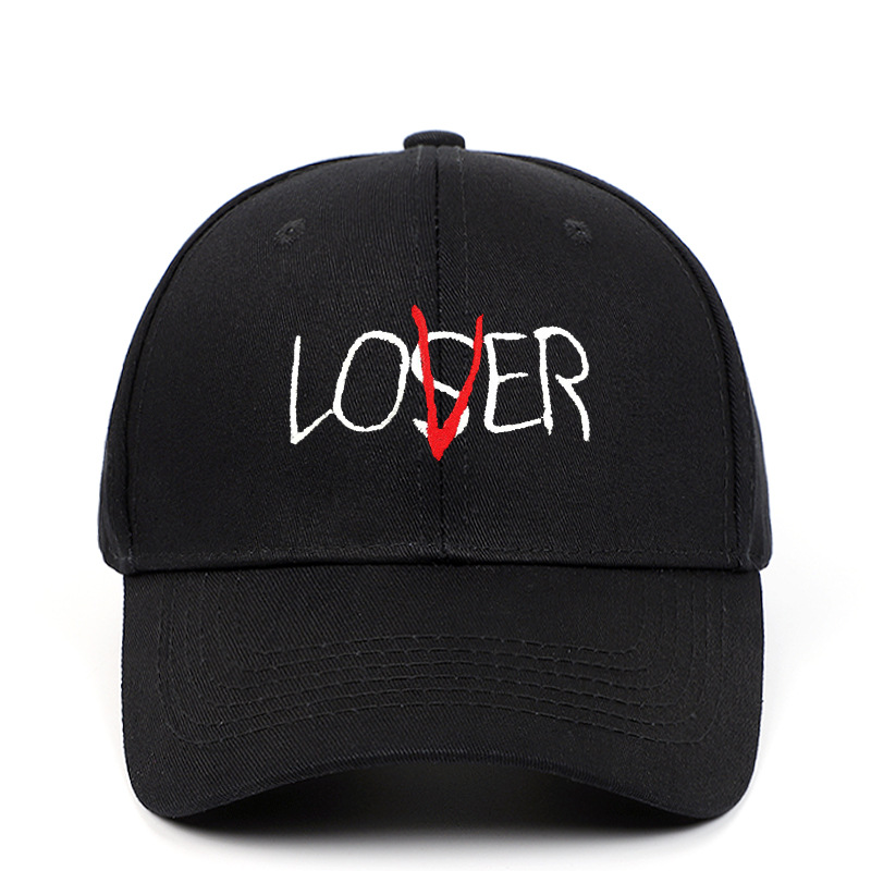 美国洛杉矶的另类摇滚团鸭舌帽LOSER字母刺绣鸭舌帽音乐会帽子