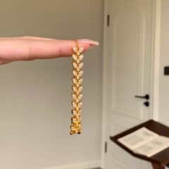 S925纯银新中式穗穗平安麦穗手链女轻奢小众设计重工气质百搭首饰