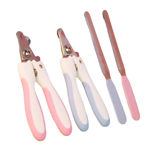 Pet nail clippers manufacturer directly approves polished pet nail clippers set for cats and dogs stainless steel pet nail clippers
