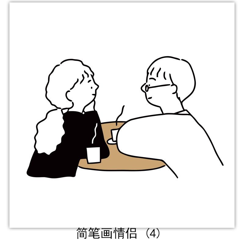 Nórdico ins estilo línea perro blanco y negro pintura decorativa dormitorio cabecera mural habitación de los niños colgando pintura decoración de escritorio núcleo