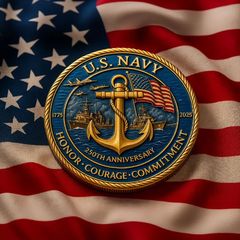 国境を越えた新しい 250 周年記念米国海軍金属記念コイン工芸品ギフトギフト