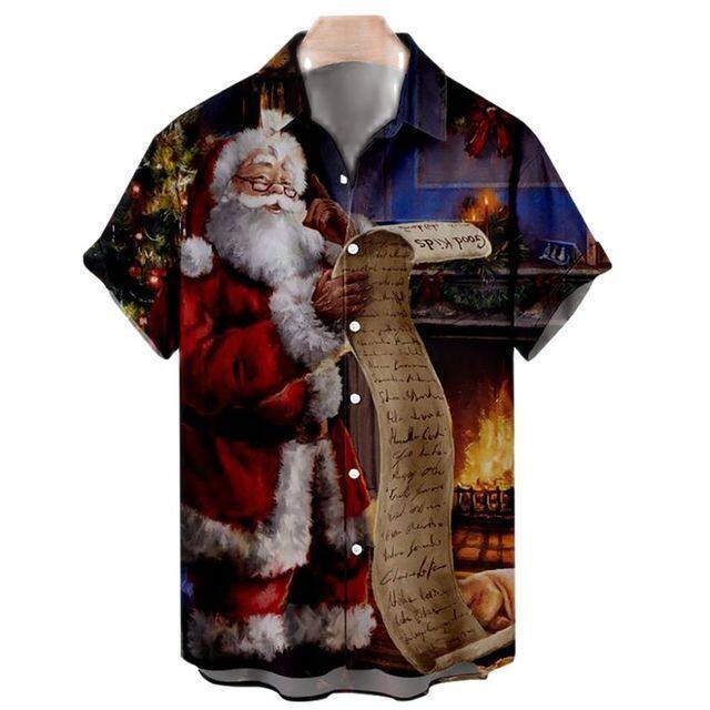 Men's Short-Sleeved Hawaiian Shirt