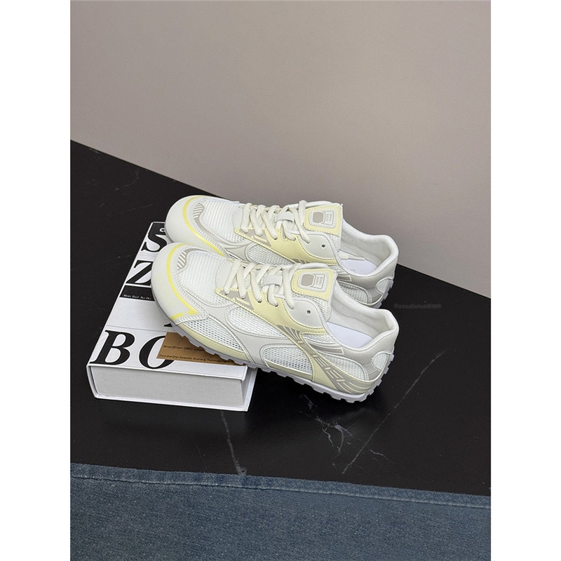 Genuine Leather Mesh Breathable Forrest Gump Shoes for Women 2025 Summer New Style Inner Heightening Soft Sole Versatile Casual Running Shoes