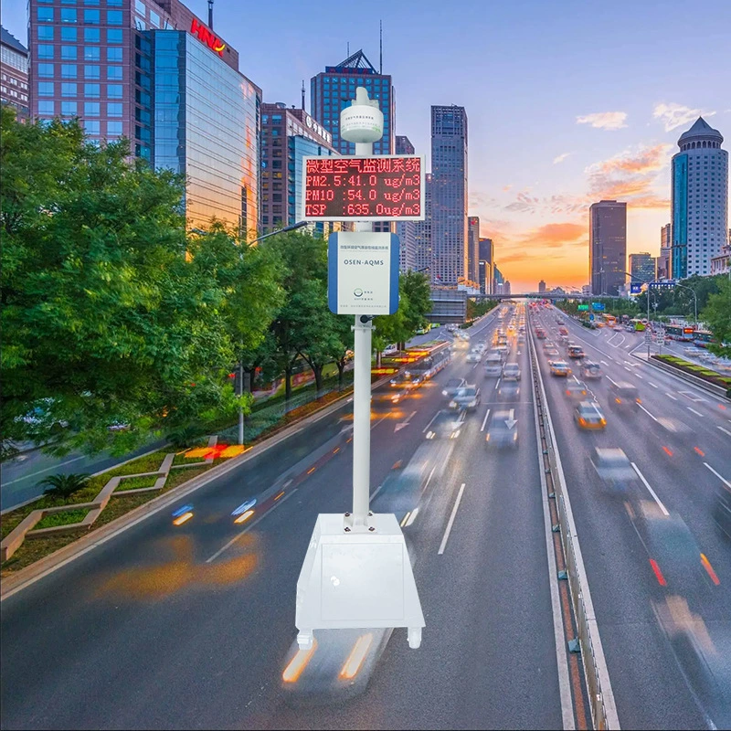 Мобильная станция мониторинга окружающей среды в зоне концентрации источников загрязнения