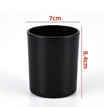 スポット 508 (7084) 220 ミリリットルカラーフロストアロマキャンドルカップ蓋付きカップ装飾品大口キャンドルガラス|undefined