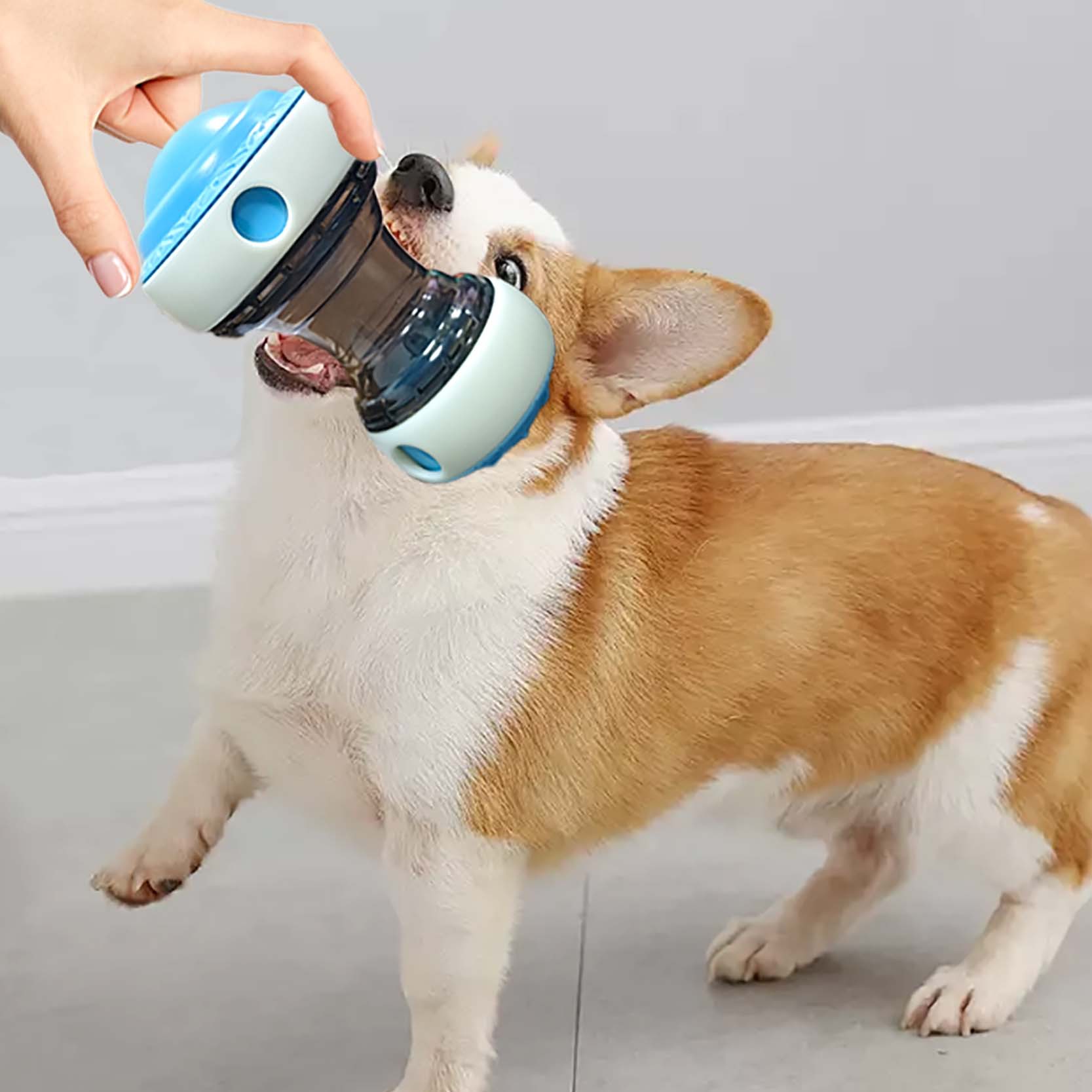 Juguetes para mascotas transfronterizos, juguetes giratorios y giratorios para perros con fugas, juguetes para perros ajustables, resistentes a morder y comida lenta, juguetes para perros al por mayor