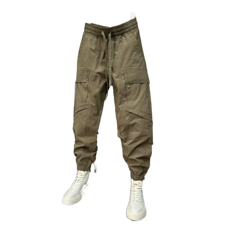 Men's warm three dimensional trousers, American style, loose fit