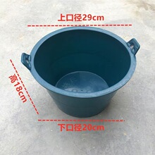 灰桶泥桶水泥桶牛筋桶蓝色牛津沙桶工地建筑工泥浆桶橡皮塑料泥桶