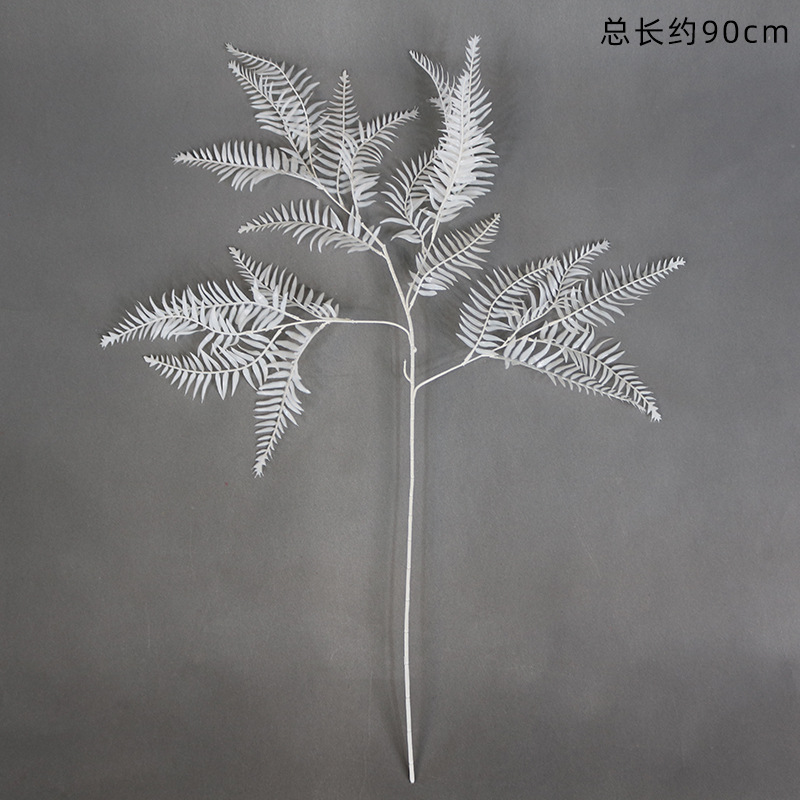 Material de flor de boda blanco brumoso artificial Misty Wedding Hall decoración camino plomo arreglo de flores techo flor artificial Flor de plástico