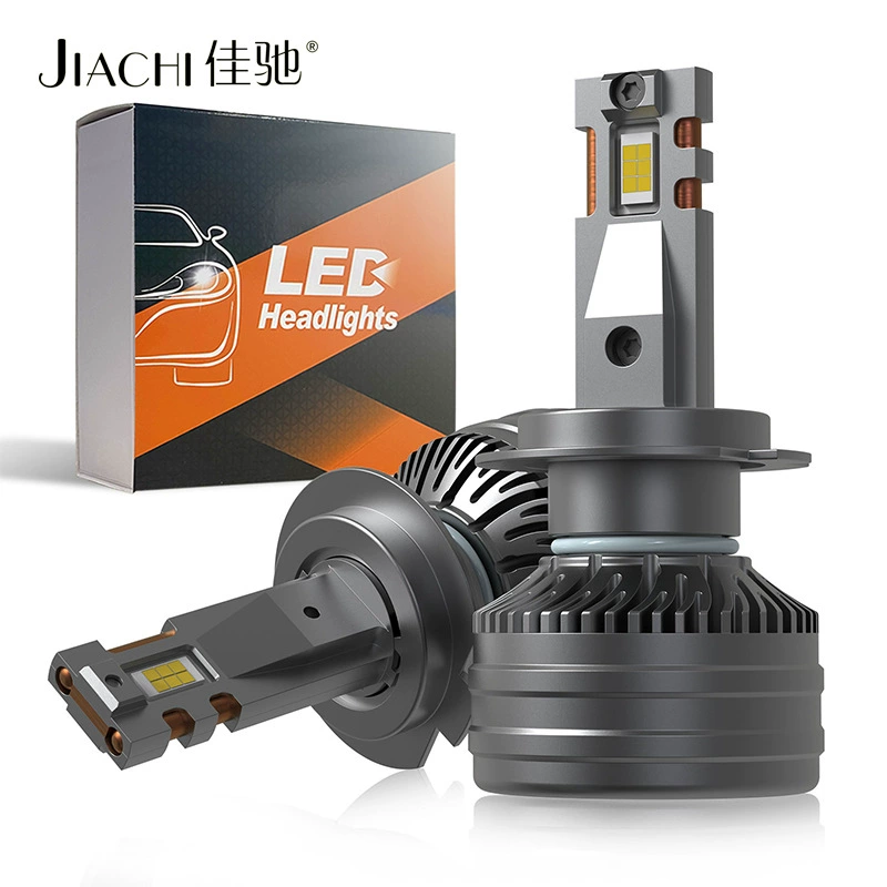 Автомобильные светодиодные фары двойные медные трубки H7 высокая мощность модифицированные фары 3570 декодированный вентилятор охлаждения дальнего ближнего света