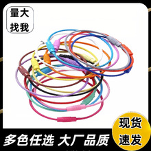 创意彩色钢丝圈钢丝绳旋转螺丝钥匙圈钥匙扣包包挂件diy饰品配件