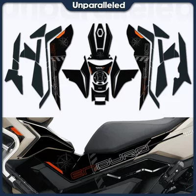 for 24-26 Models of Zontes: Motorcycle engine and accessories - 26-models-of-d1-full-set-including-pedal-underguard-armor-pet-thickened-matte