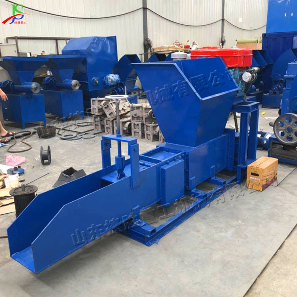 máquina de prensado en frío de espuma desechada máquina de prensado en frío de espuma triturada de doble eje máquina integrada de prensado en frío de cajas de comedor de espuma