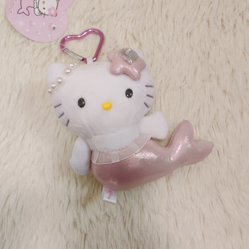 日本の猫人魚妖精ユニコーンペンダントぬいぐるみキーホルダーバッグペンダント|undefined