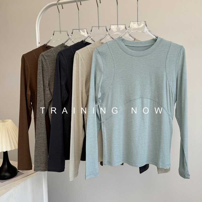 Yoga Clothing Long-Sleeved Women's Autumn Gym Training Morning Running Quick-Drying Clothing 2026 New Slim Sports T-Shirt Top Yoga Clothing Long-Sleeved Women's Autumn Gym Training Morning Running Quick-Drying Clothing 2026 New Slim Sports T-Shirt Top