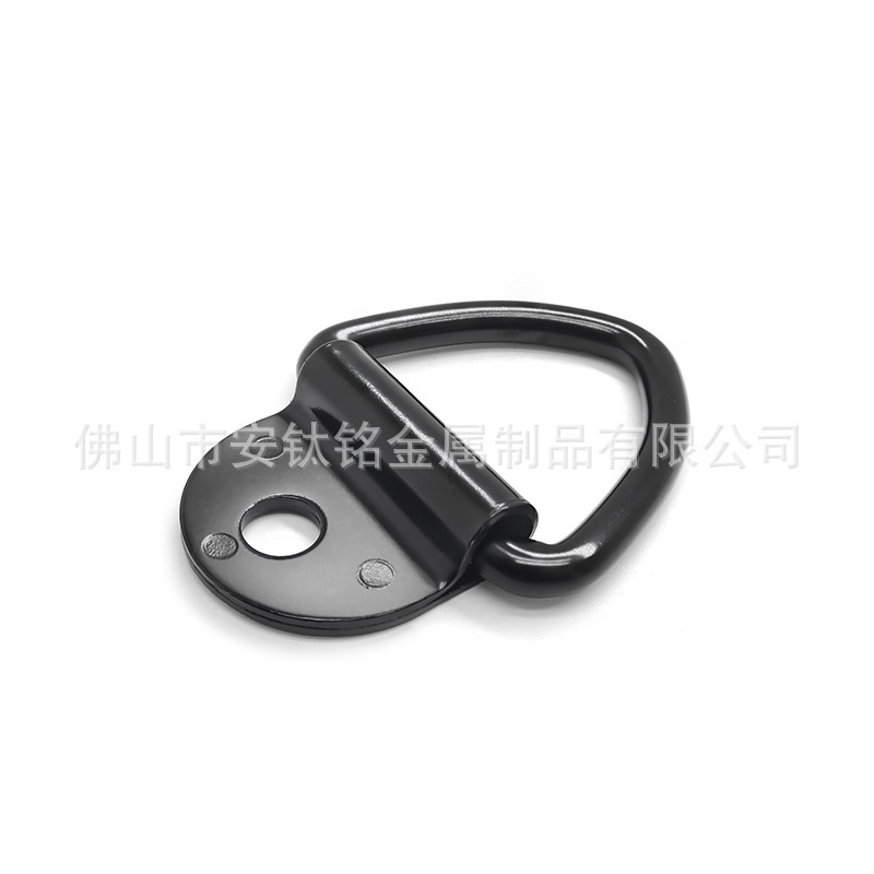 国境を越えたステンレス鋼の半円形 D 字型吊り下げリング、荷物用 D 字型ストラップ プル リング、溶接水平リング、貨物固定結束リング|undefined