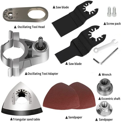 Angle grinder, universal treasure woodworking tool collection, multi-functional electric trimming machine, cutting machine, conversion head slotter