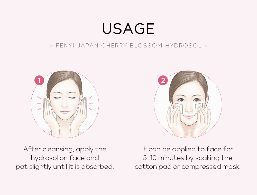 Fenyi Japanese Cherry Blossom Hydrosol 100ml Hydrating, Moisturizing and toning Skin Care Product from cross-border manufacturer undefined