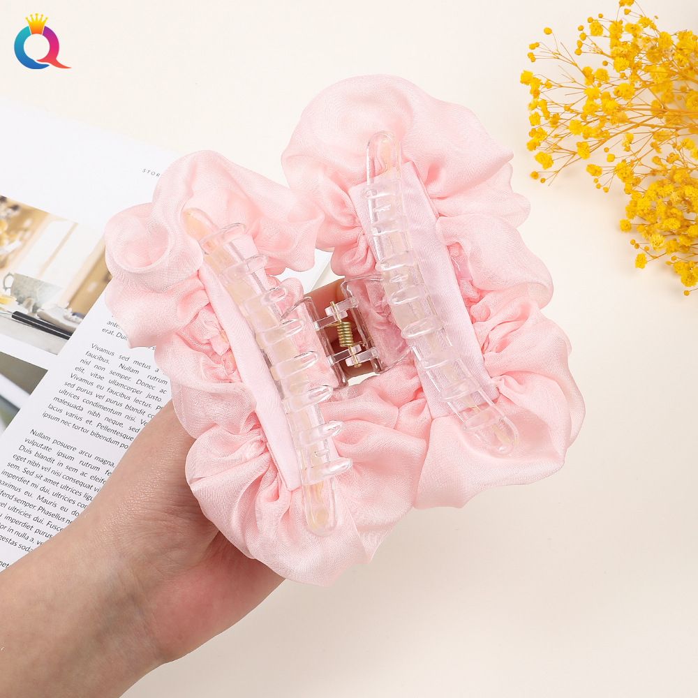 Daily Occasion Flower Pattern Simple Style Flower Cloth Hair Claws 1 Piece