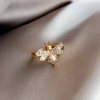 Small elegant fashionable brand ring, 2020 years, light luxury style, on index finger
