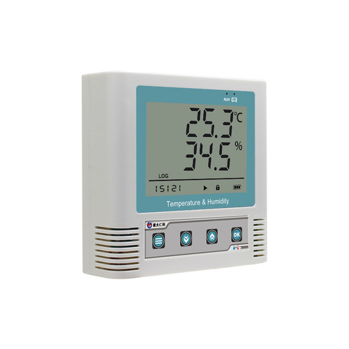 Temperature and humidity recorder ultra-high cryometer pharmacy USB Bluetooth printing metal probe temperature and humidity sensor