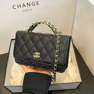 Cross-Border Small Fragrance Bag European and American Fashion Rhombus Light Luxury Single Shoulder Crossbody Women's New Fashion Summer Mobile Phone Bag