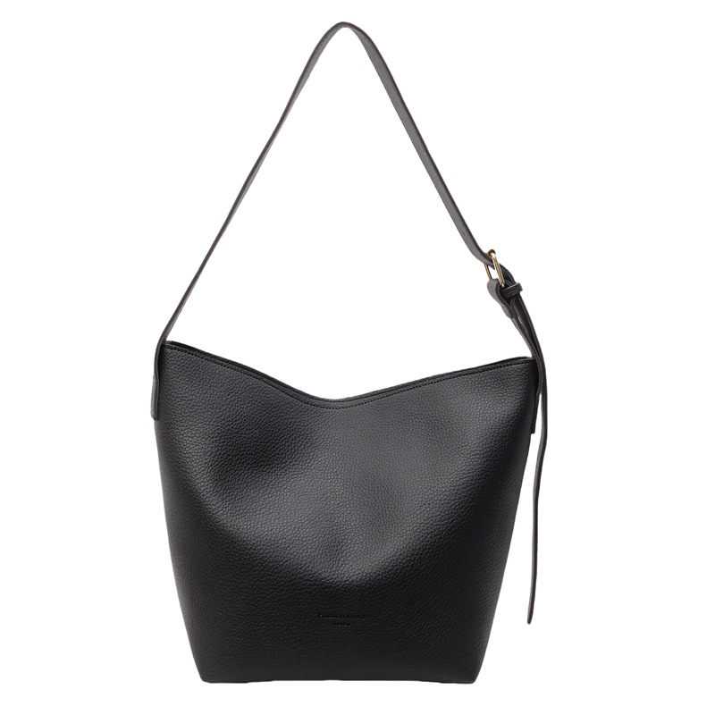 Bolso de cubo de fuego súper retro transfronterizo para mujer 2025 nuevo bolso de hombro simple casual de todo fósforo bolso de mensajero de superficie suave de moda