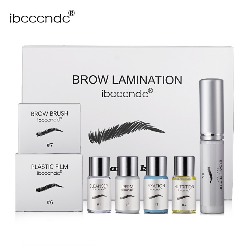 ibcccndc ホットアイブロウセット BROW LAMINATION ワイルドアイブロウスタイリング ホットアイブロウ整形キット|undefined