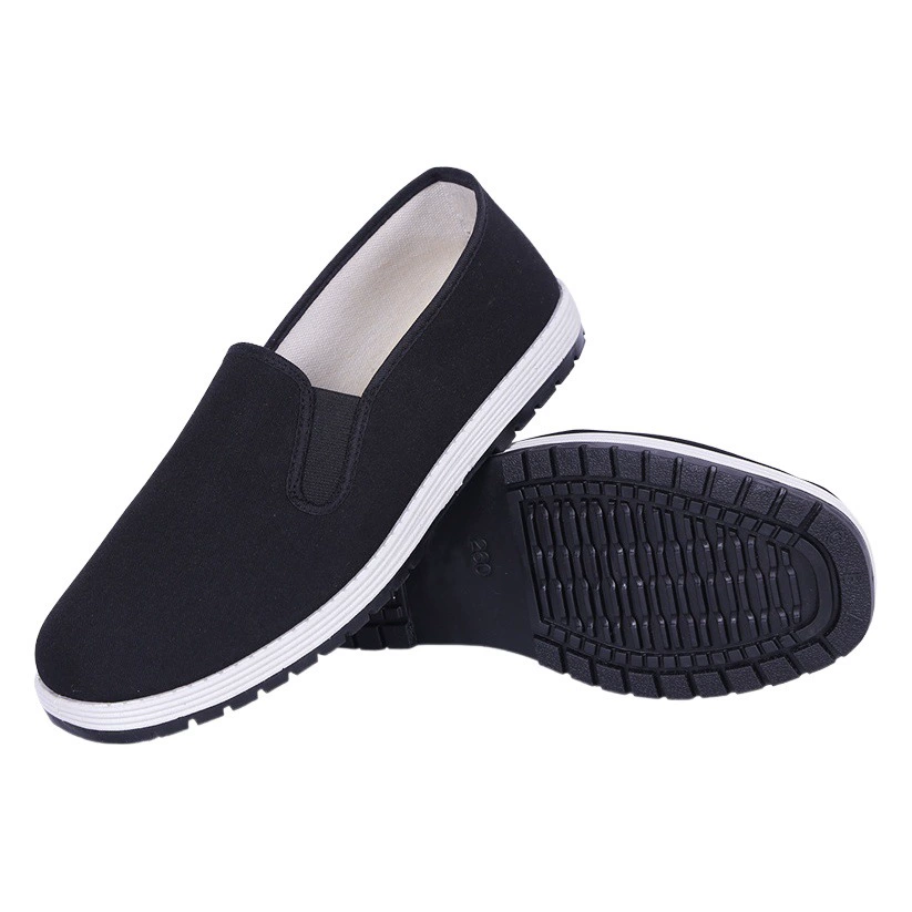 Тканевая обувь, старая Пекинская Тканевая обувь, мужская повседневная обувь, мужская Нескользящая весенне-осенняя дышащая обувь с мягким дном, оптом