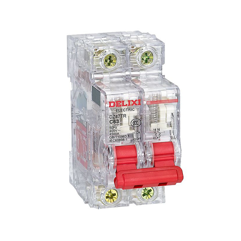 德力西电气 DZ47TR 微型断路器 DZ47TR 透明MCB 6kA 2P C型 20A
