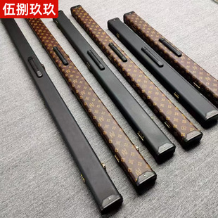 斯諾克通桿防潮耐用雙槽一體台球桌分體桿盒全新升級台球桿收納盒
