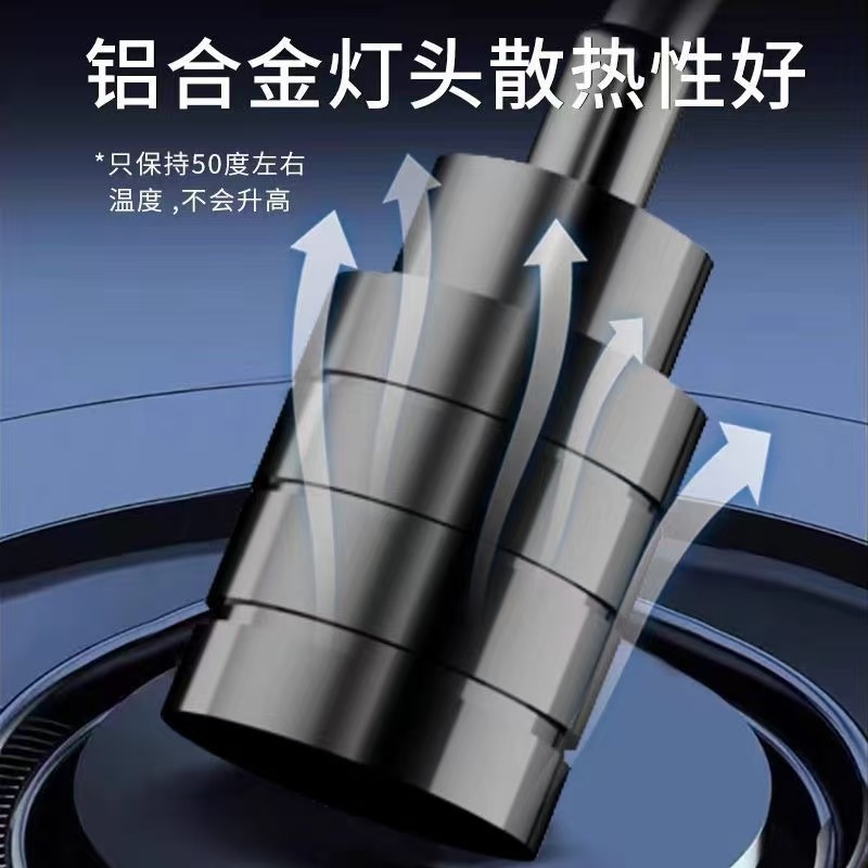 鱼缸灯照明led水草灯乌龟灯变焦南美射灯原生溪流缸水族箱观赏灯