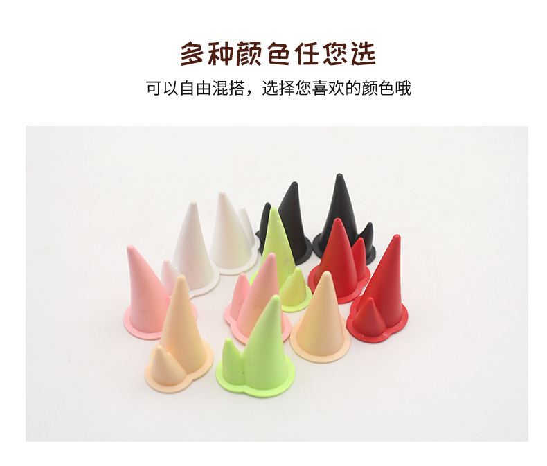 ZDK Dragon Horn Electric Car Helmet Cute Cat Ear Decoration