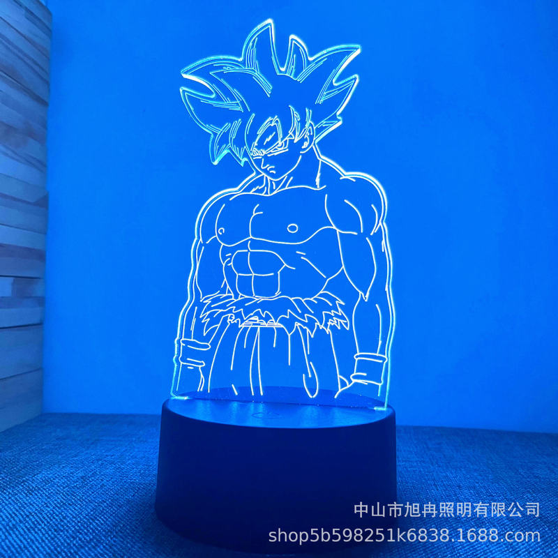Cross-border Dragon Ball series 3D night light gift lamp Amazon USB small table lamp bedside lamp creative small gifts Cross-border Dragon Ball series 3D night light gift lamp Amazon USB small table lamp bedside lamp creative small gifts